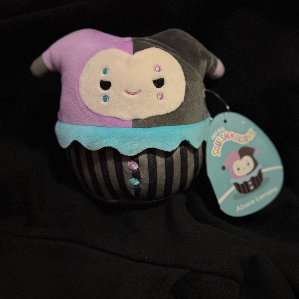 Squishmallows Alsace Lorraine the Jester Clown 5” Plush - NWT
